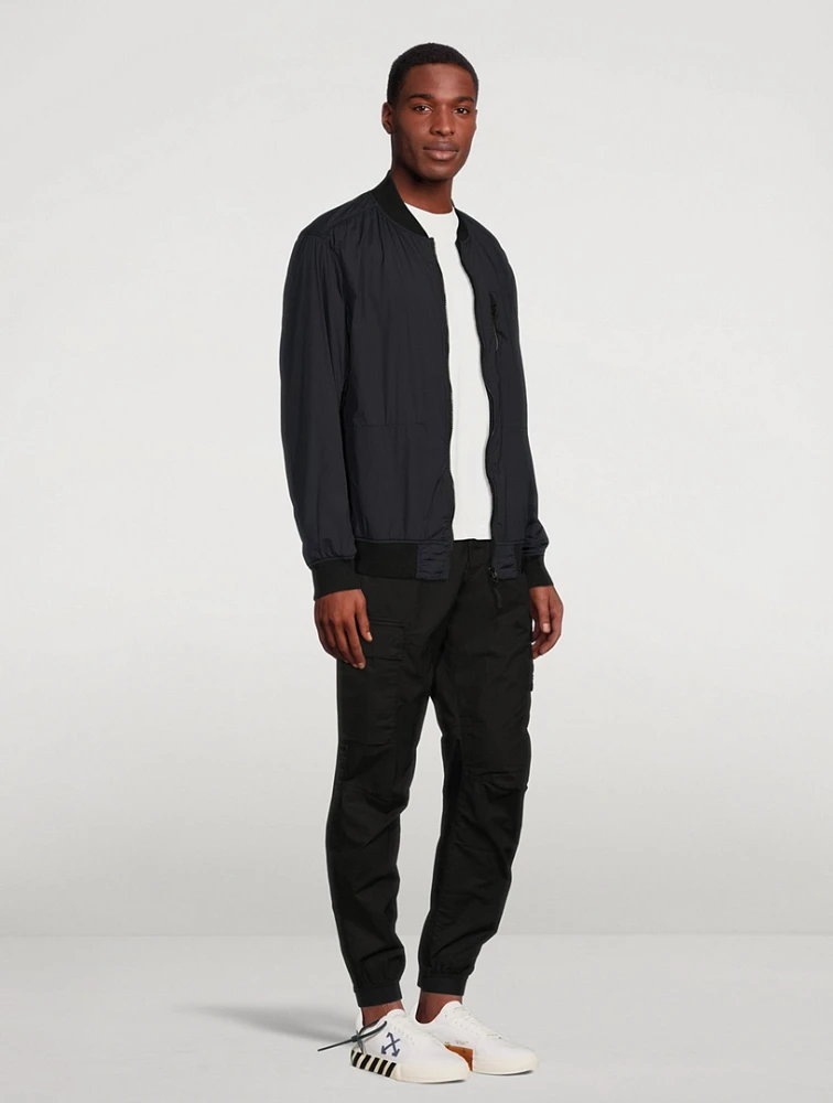 Skin Touch Nylon-TC Bomber Jacket