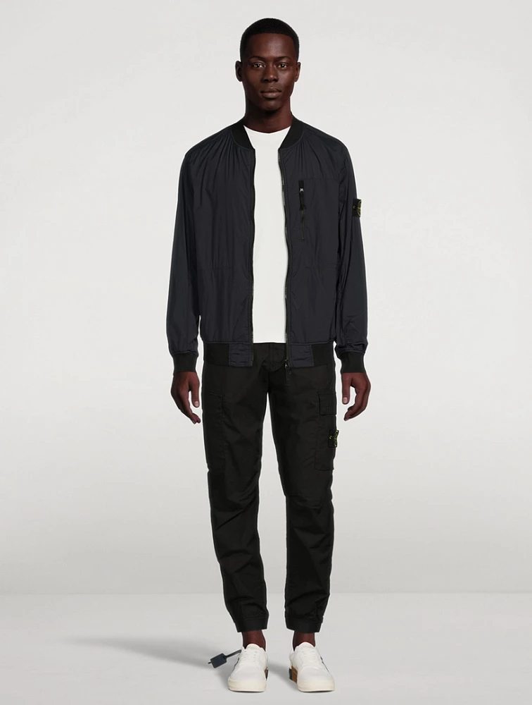 Skin Touch Nylon-TC Bomber Jacket