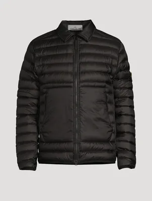 Nylon Down Shirt Jacket
