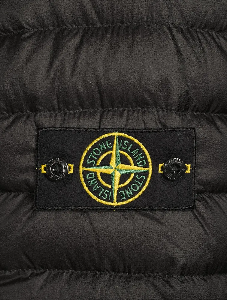 Nylon Down Shirt Jacket