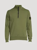 Cotton Half-Zip Sweatshirt