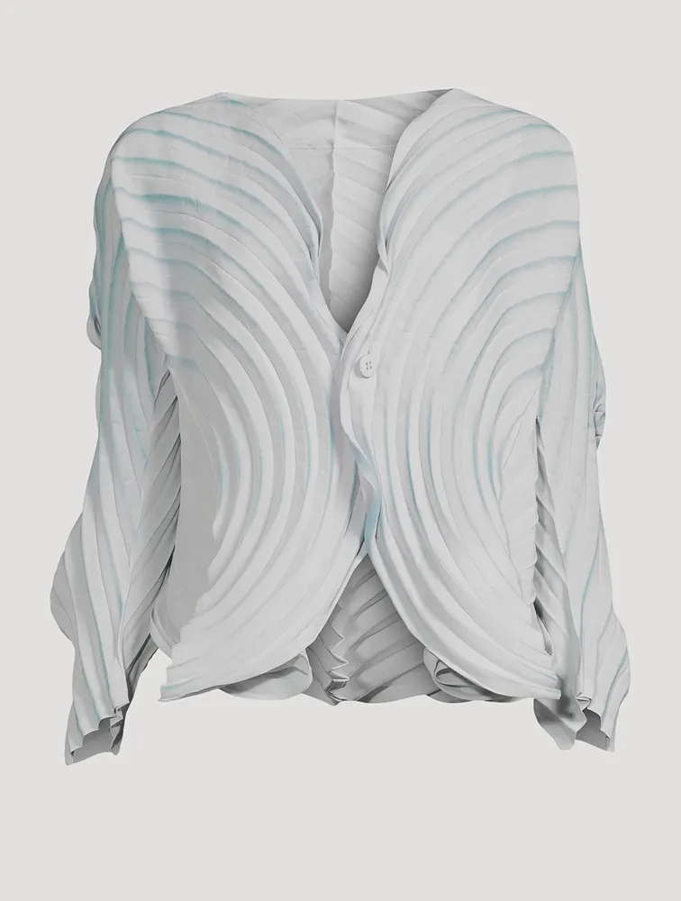 Silence Pleats Cardigan