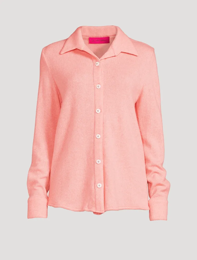 Tranquility Cashmere Polo Cardigan