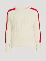 Cable Stitch Sustainable Wool Sweater