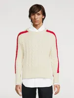 Cable Stitch Sustainable Wool Sweater