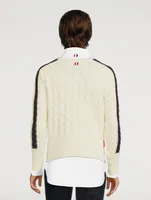 Cable Stitch Sustainable Wool Sweater