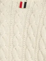 Cable Stitch Sustainable Wool Sweater