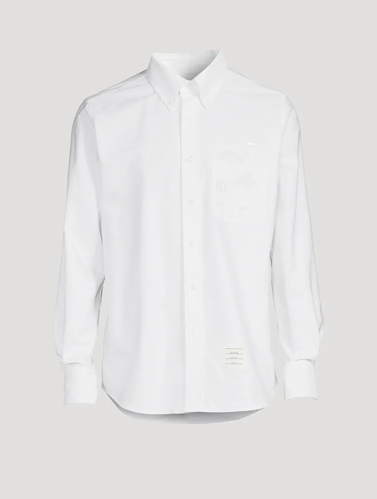 Broderie Anglaise Sky Motif Shirt