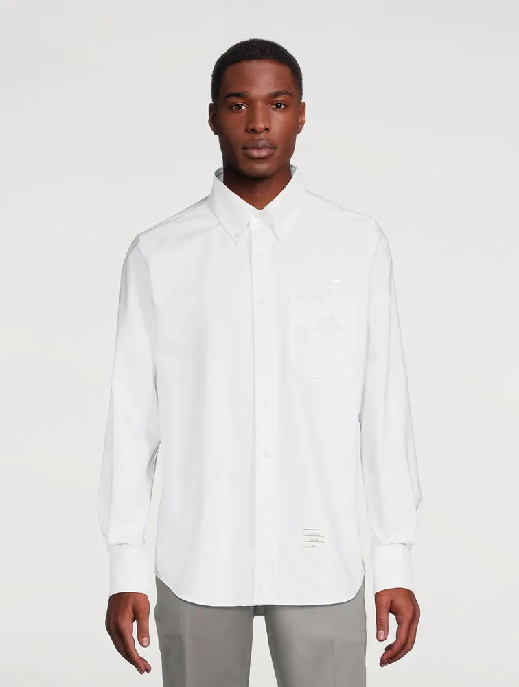 Broderie Anglaise Sky Motif Shirt