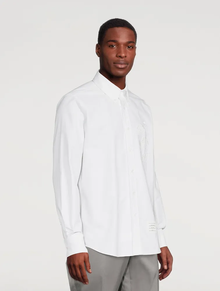 Broderie Anglaise Sky Motif Shirt