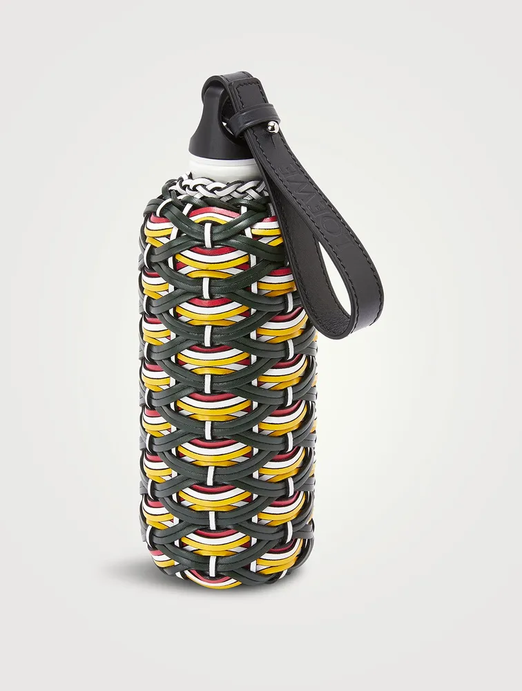 Paula's Ibiza Braided Leather Water Bottle