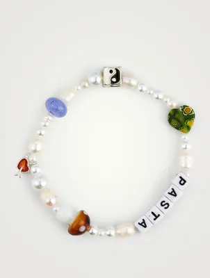 Beaded Mixed Bracelet With Pearls