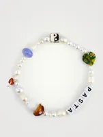 Beaded Mixed Bracelet With Pearls