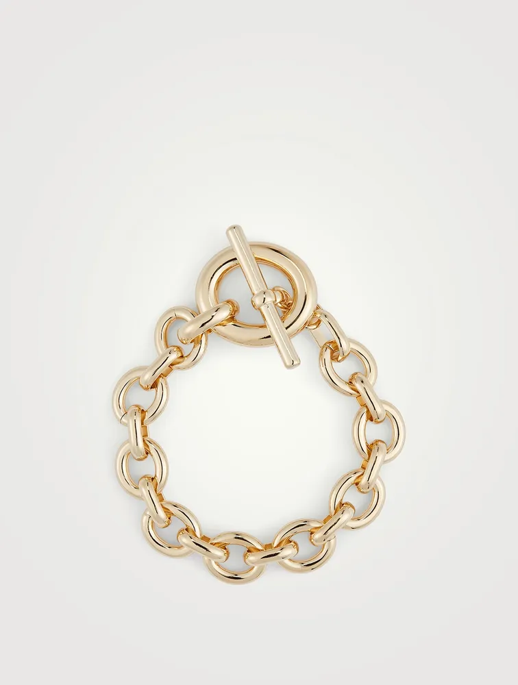 Portrait 14K Gold Plated Bracelet