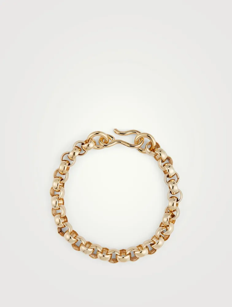 14K Gold Plated Rolo Anklet