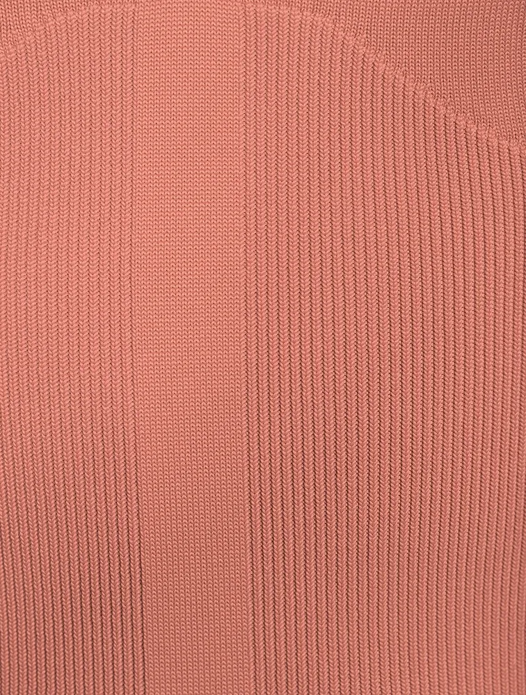 Logo Tape Bodycon Dress