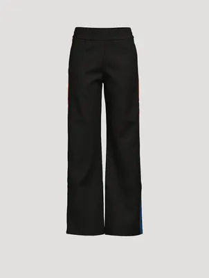 Monogram Stripe Track Pants