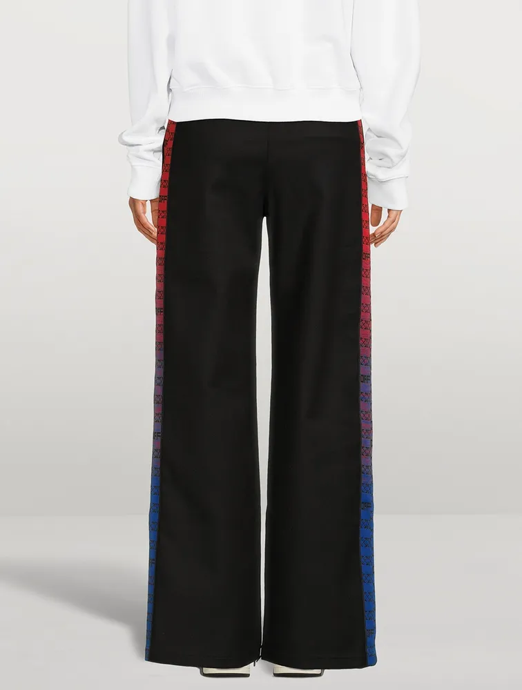 Monogram Stripe Track Pants
