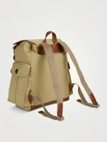 Cotton And Linen Canvas Backpack