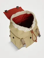 Cotton And Linen Canvas Backpack