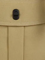 Cotton And Linen Canvas Backpack