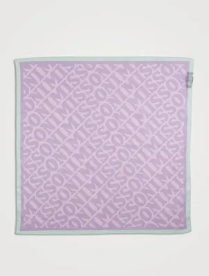 Scarf In Logo Print