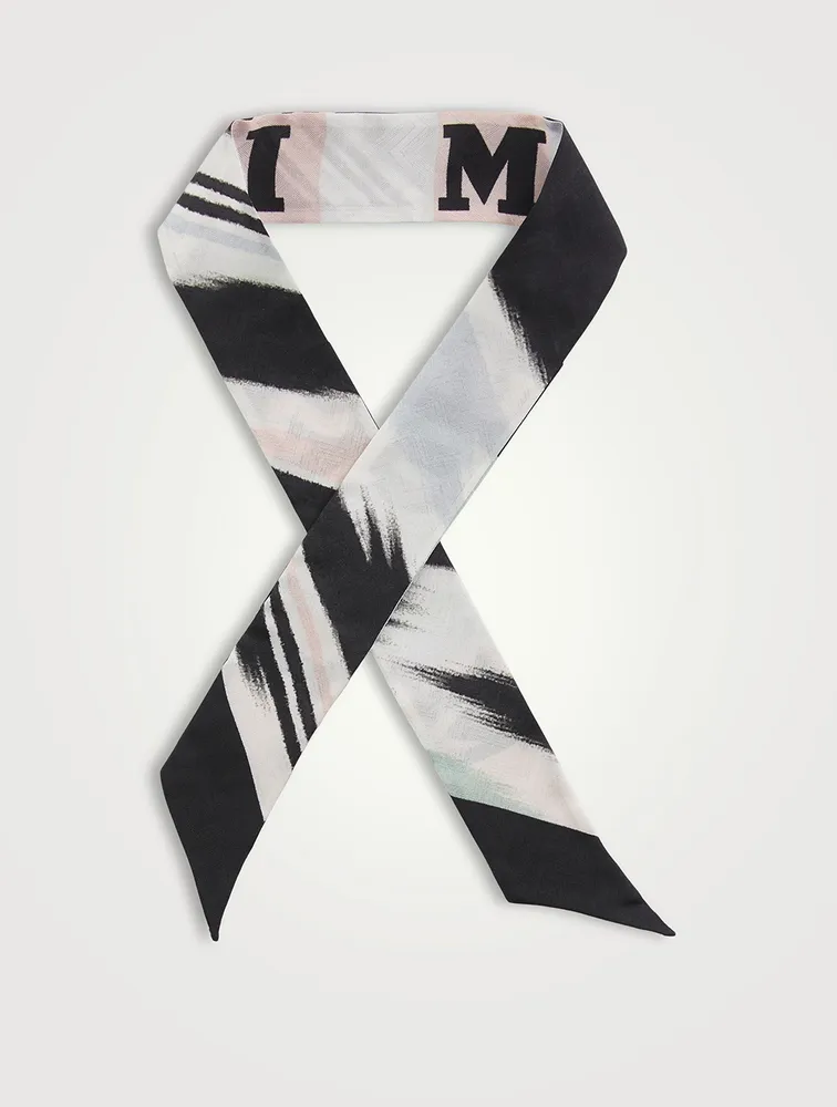 Silk Skinny Scarf