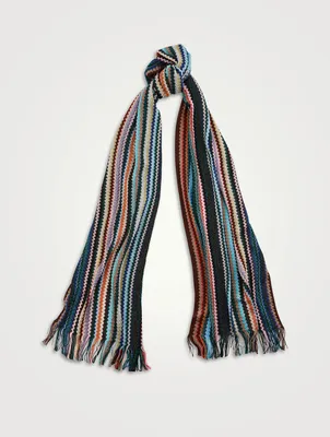 Knit Zig-Zag Scarf
