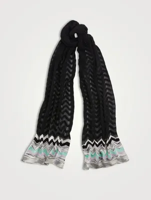 Knit Zig-Zag Scarf