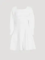 Layered Rib-Knit Dress