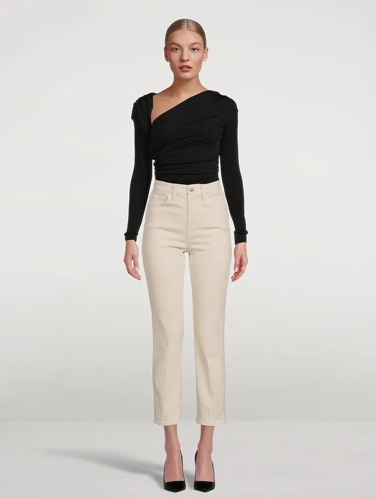 Good Classic Slim-Leg High-Waisted Jeans