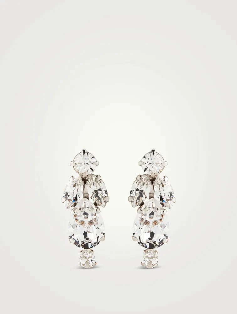 Small Crystal Drop Earrings