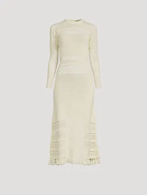 Nauta Crochet Midi Dress