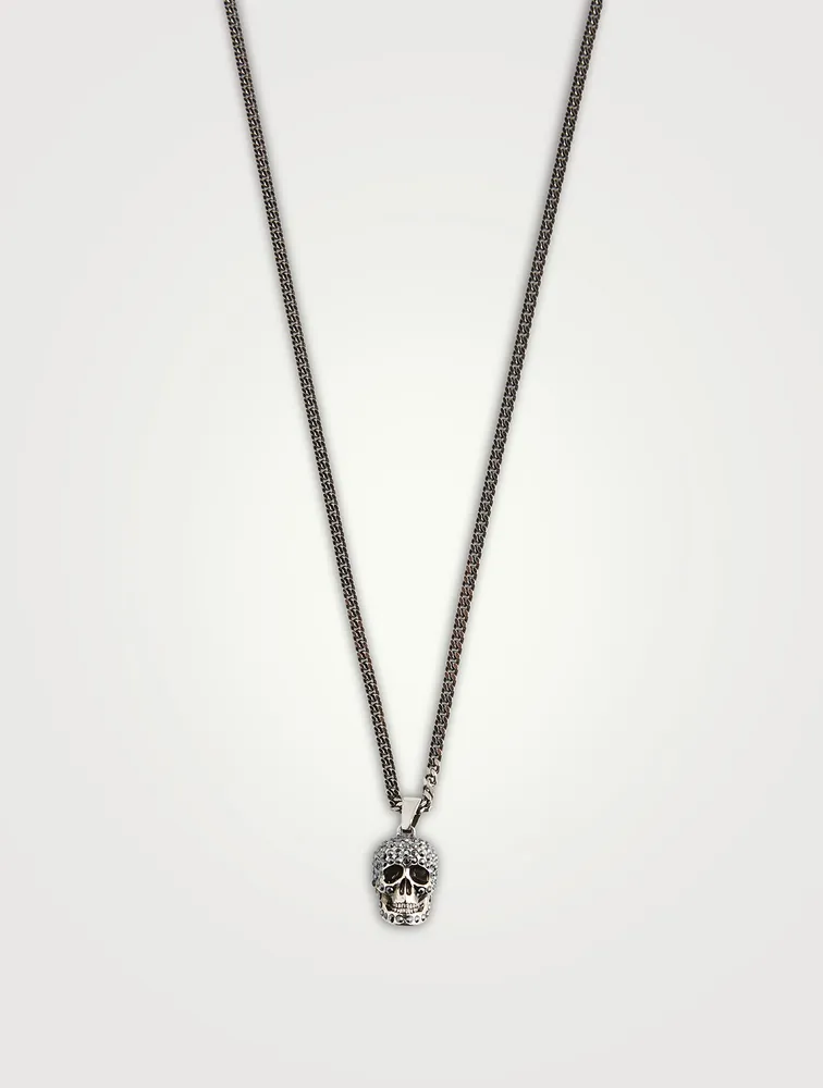 Pavé Skull Necklace