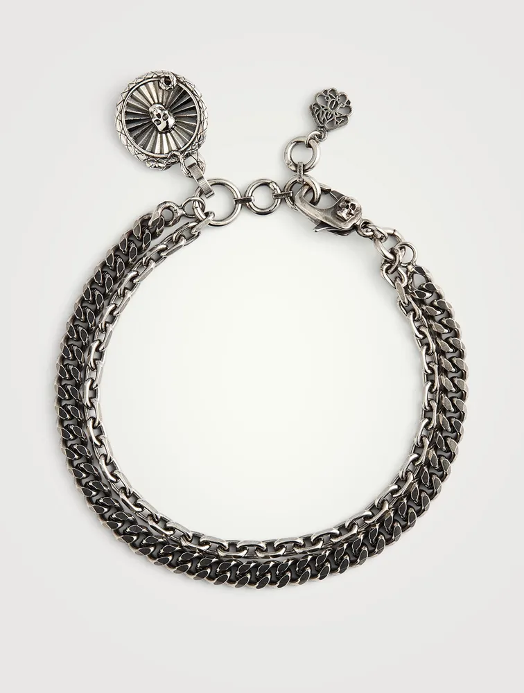 Snake Medallion Bracelet