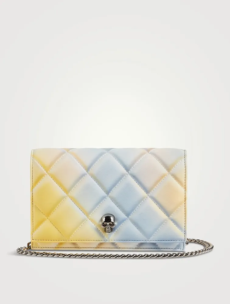 Mini Skull Degradé Quilted Leather Bag