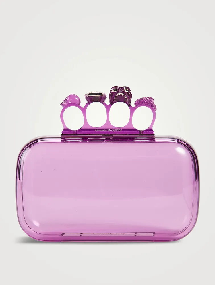 Skull Four-Ring Acrylic Clutch