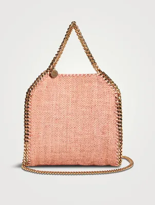 Mini Falabella Raffia Tote Bag