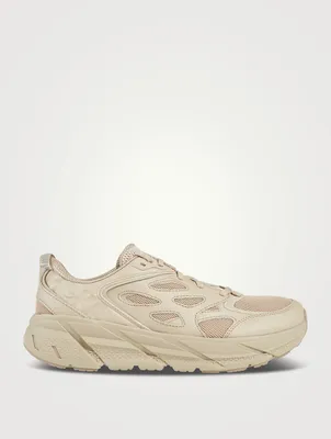 Clifton L Mesh And Leather Sneakers
