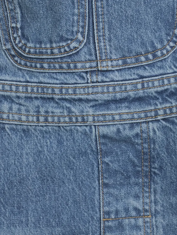 Josephine Skriver x Triarchy Denim Overalls