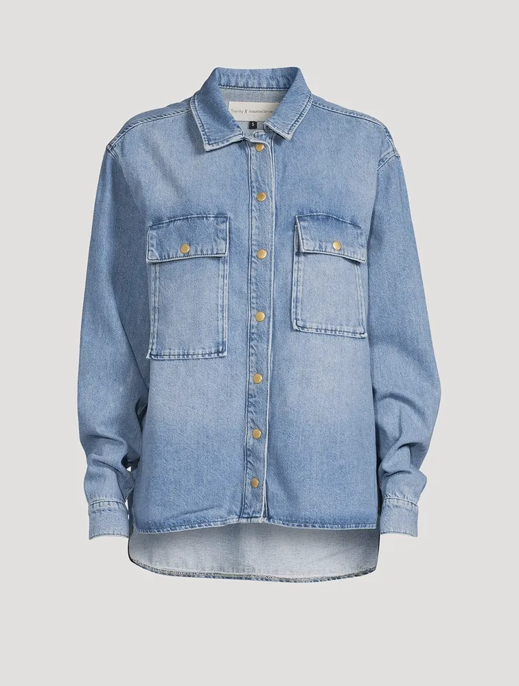 Josephine Skriver x Triarchy Denim Travel Shirt