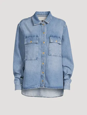 Josephine Skriver x Triarchy Denim Travel Shirt