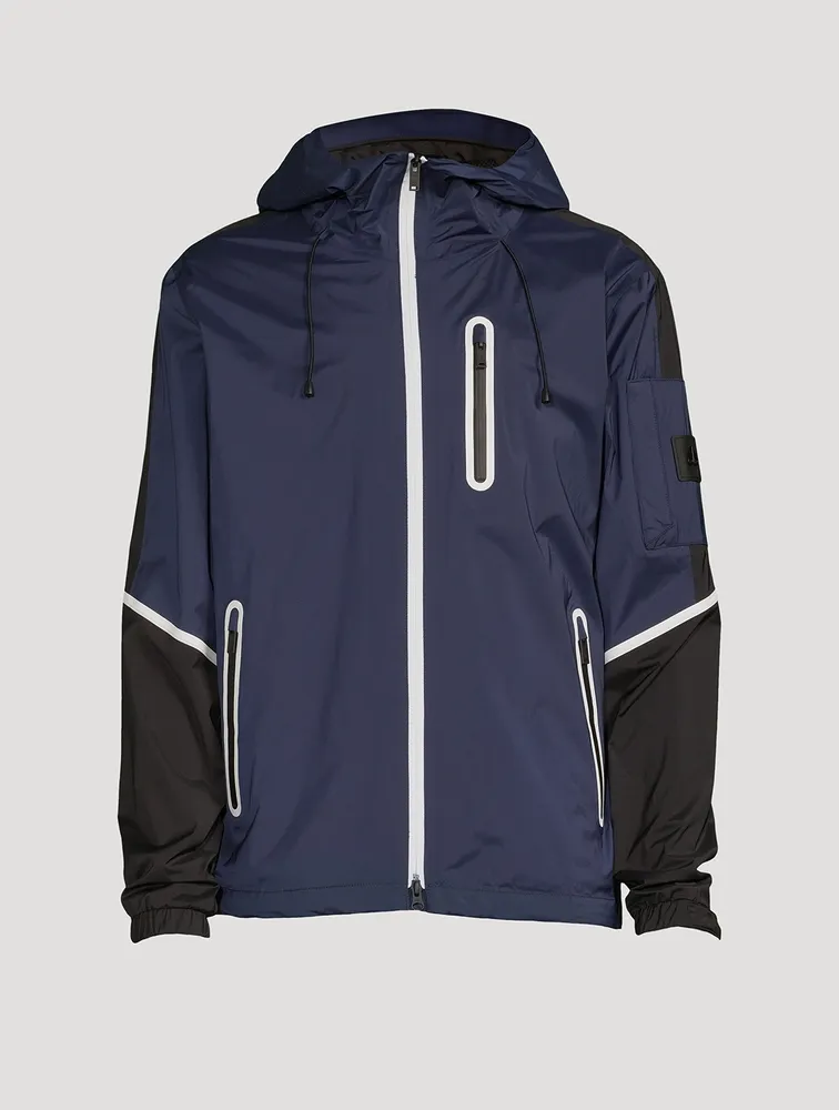 Jensen Zip Rain Jacket With Hood