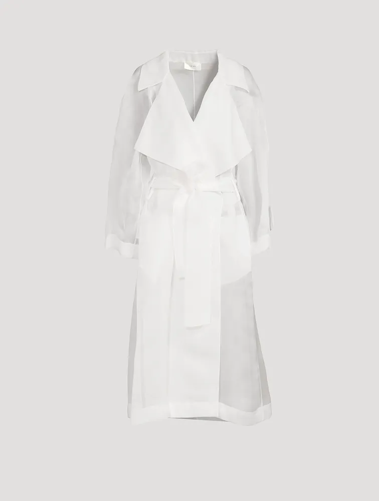 Lau Sheer Silk Trench Coat