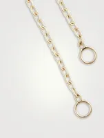 6.5-Inch 14K Gold Pulley Chain Bracelet