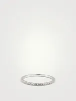 14K Gold Eternity Stack Ring With Diamonds