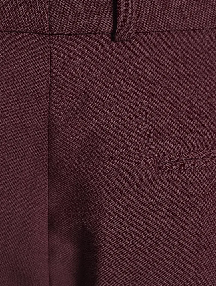 Mohair and Wool Dress Pants