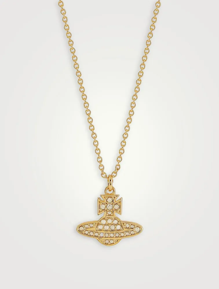 Romina Pavé Orb Pendant Necklace