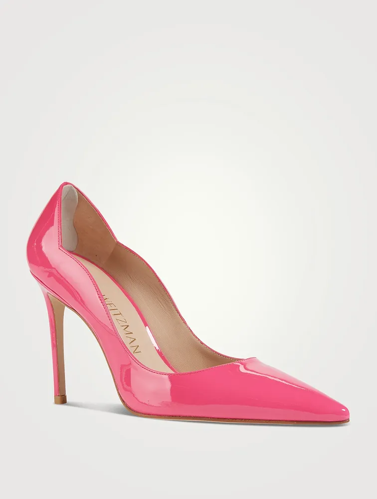 Stuart Scallop Patent Leather Pumps