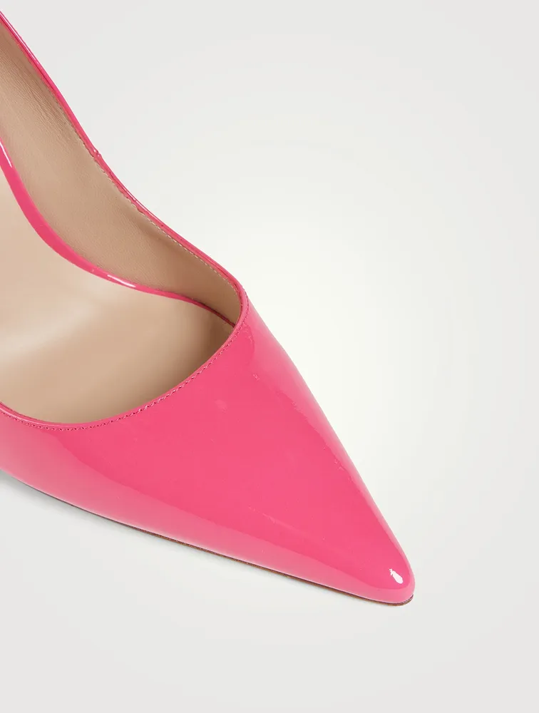 Stuart Scallop Patent Leather Pumps